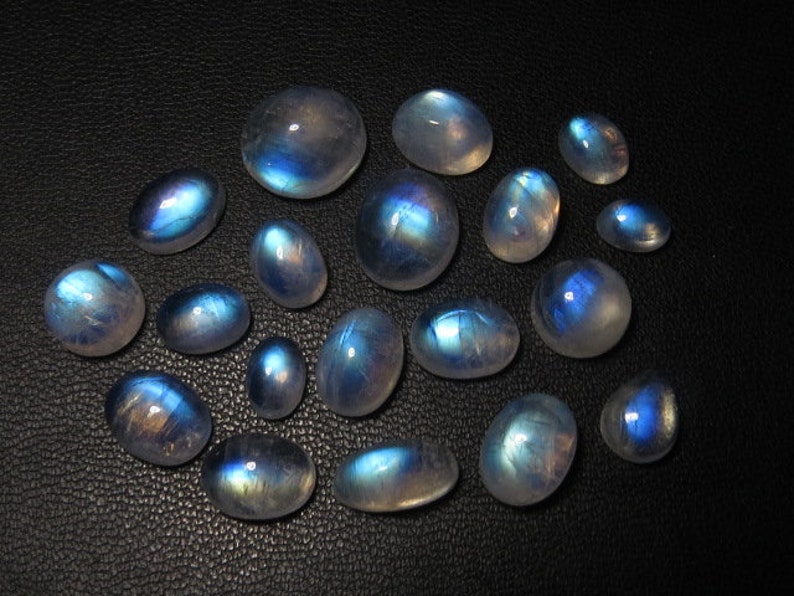 Rainbow Moonstone High Quality Gorgeous Rainbow Blue Fire ...