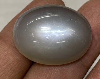 Very Unique !!!!! Natural Gray Moonstone, Handmade Cabochon Polish Moonstone, 20x26 mm, 38.25 Ct, Oval Shape Gemstone, Use For Jewellery.