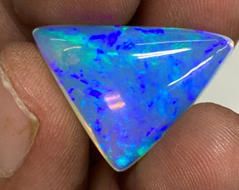 New Arrival Extraordinary Rare Top Quality Opal Stunning Flash Fire Natural Designer Collection For Sale Size - 18x25 mm - height - 8 mm