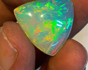 New Arrival Extraordinary Rare Top Quality Opal Stunning Flash Fire Natural Designer Collection For Sale Size -21 mm-height -7 mm -12.50 crt