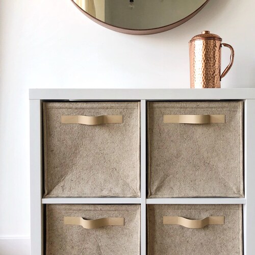 Square IKEA Insert Basket Felt сube Box Etsy