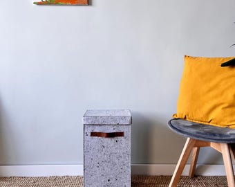 Rectangular Felt Basket Lid | Shelf Toy Organization | Neutral Home Decor | H 20" W 14"