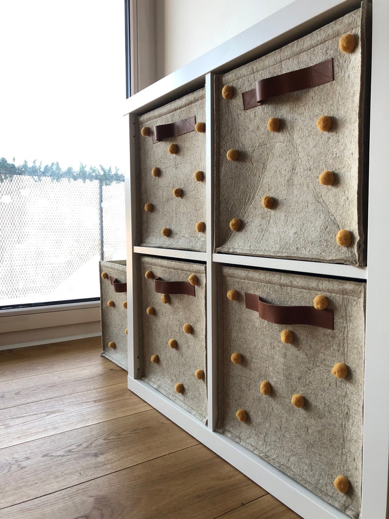 Felt Baskets IKEA Storage Cube Box Custom KALLAX Insert Etsy UK