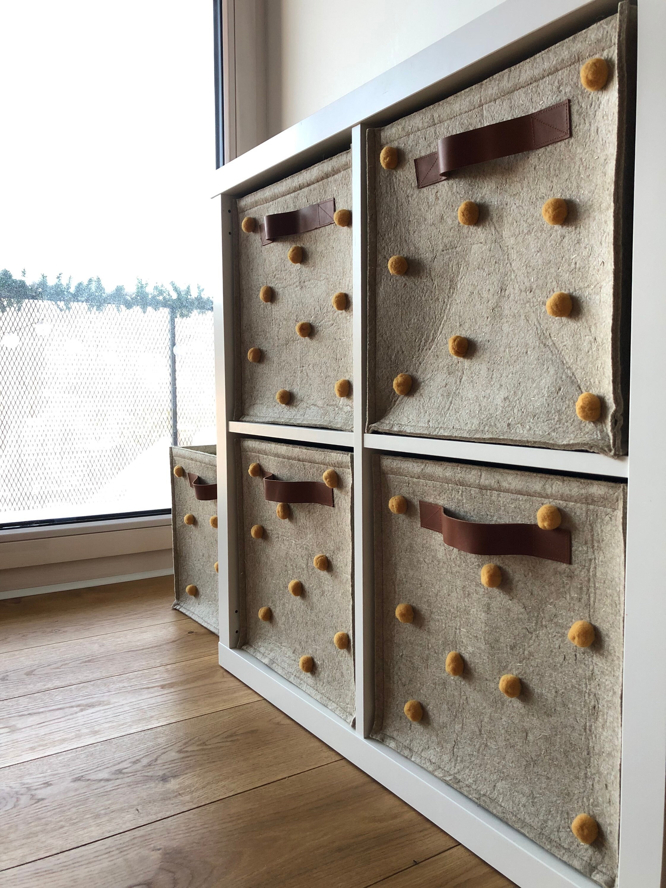 Felt Baskets IKEA Storage Cube Box Custom KALLAX Insert Etsy UK