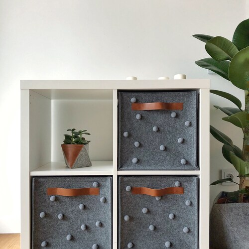 KALLAX Storage Basket Square Dog Toy Bin IKEA Felt Box Etsy