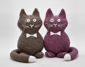 Mr. Key, the butler cat - PDF PATTERN