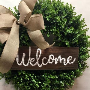 Boxwood Wreath, for Front door, Fall Wreath, Fall Decor, Farmhouse Wreath, Year-Round Wreath,  Greenery Wreath, Gift Idea
