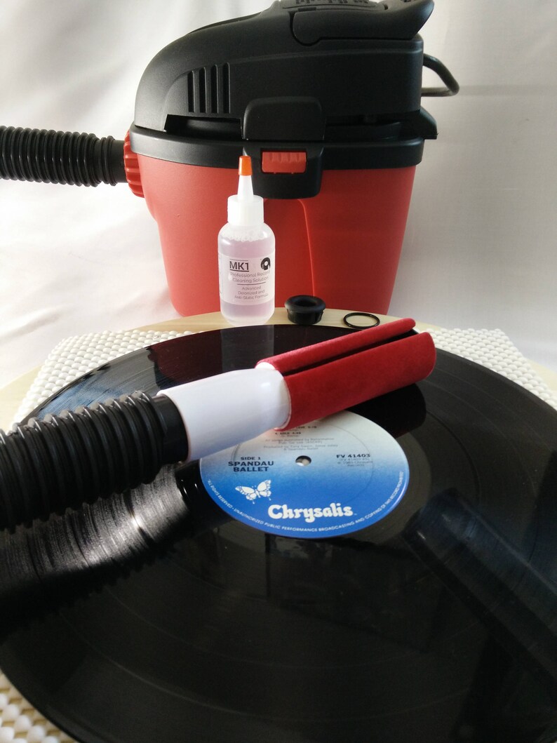 MK1 Record Cleaner Cleaning KIT W/ Turntable and Vacuum Etsy