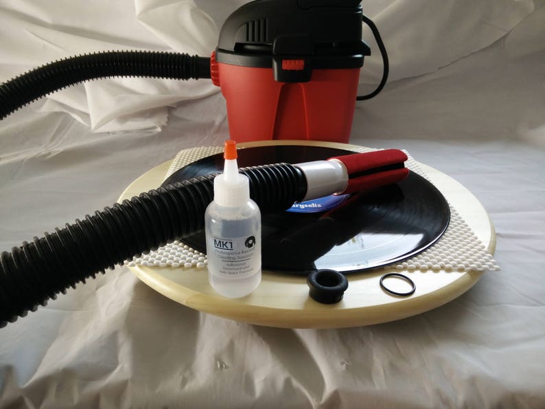 MK1 Record Cleaner Cleaning KIT W/ Turntable and Vacuum Etsy
