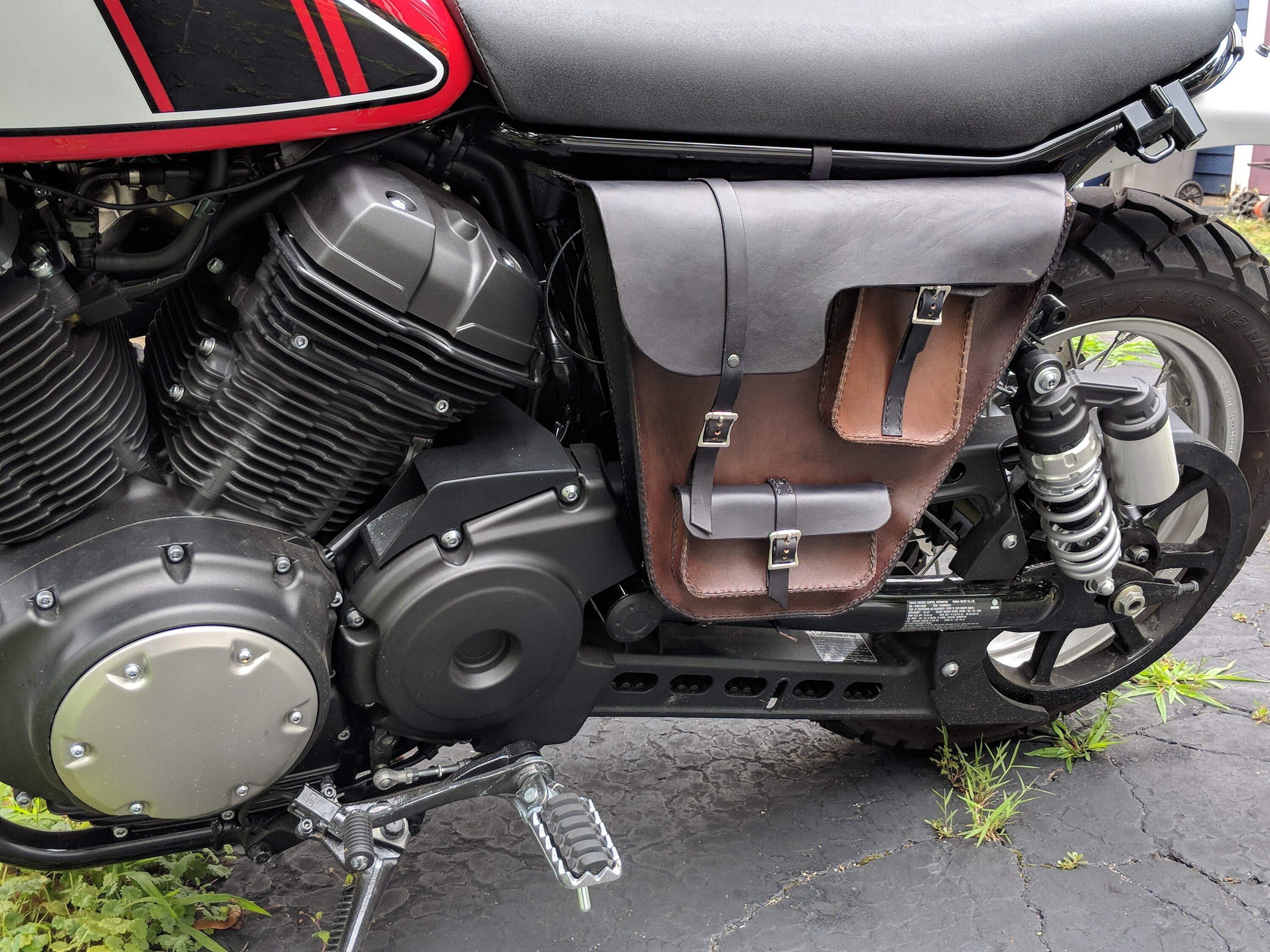 yamaha scr950 saddlebags