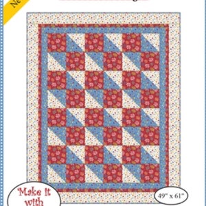 Boxes & Bows / 3 Yard Quilt Pattern by Fabric Cafe