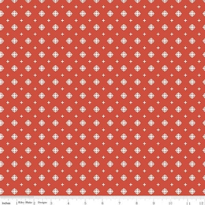Riley Blake Indigo Garden Plus Print Rouge