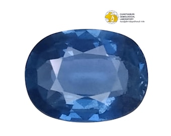 GLC certified NATURAL SAPPHIRE_ 2.00Cts & 6.71 x 8.84 x 3.36 mm _ Blue Natural Sapphire Oval Shape Loose Gemstones / Sapphire ring / Jewelry