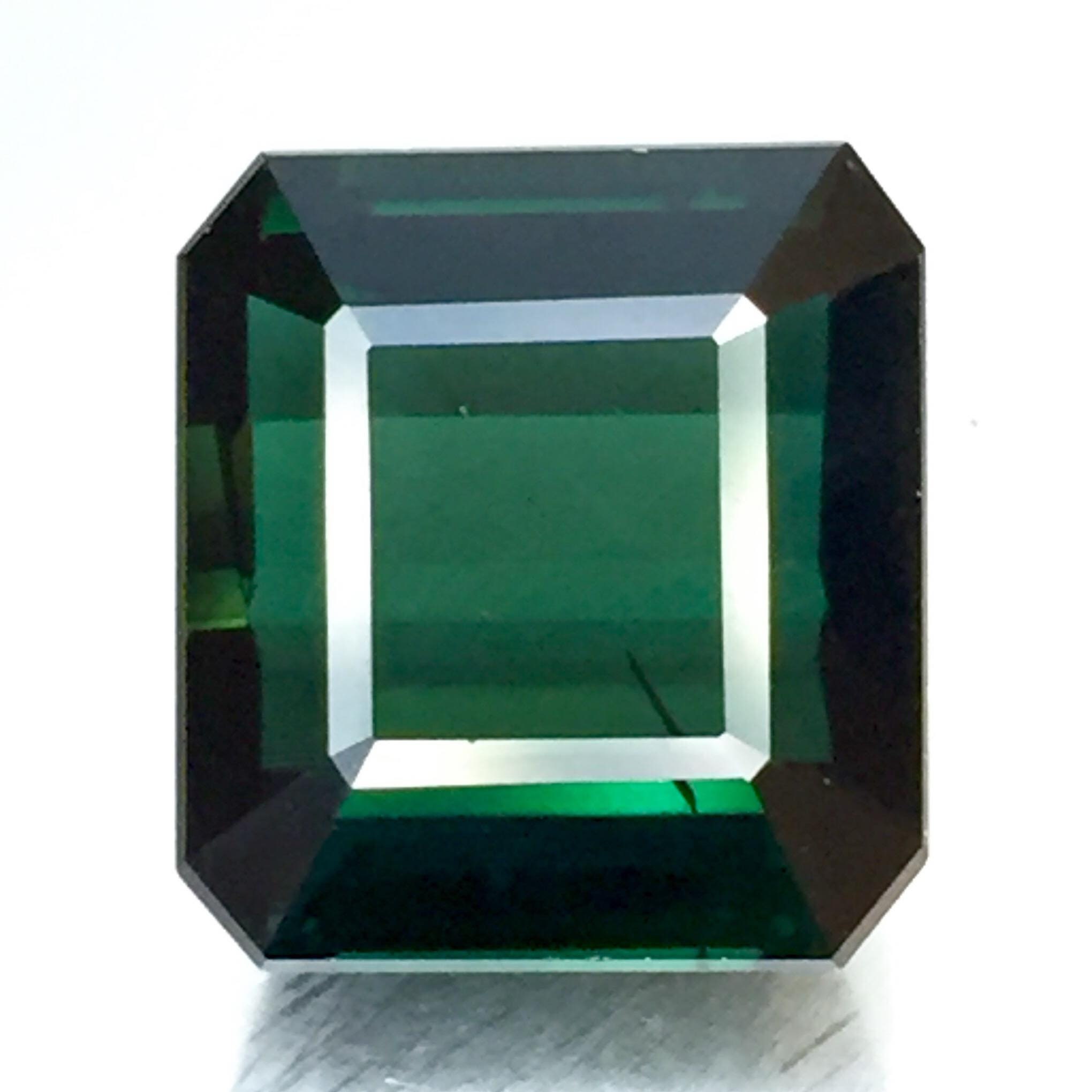 10.700CT green natural tourmaline octagon cut loose gemstones | Etsy