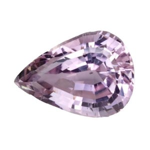 Soft Pink Kunzite Pear Shape Gemstone: 28.125 ct Loose Stone