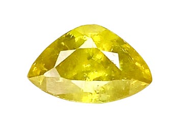 Sphène Naturelle Du Pakistan – 4,60 Carats – Taille émeraude – Couleur Jaune Olive