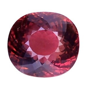 NATURAL TOURMALINE_ 8.09Cts & 11.9x11.0x8.7mm _ Red Orange Natural Tourmaline Oval Shape Loose Gemstones / Tourmaline ring / Jewelry