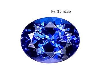 Natural Tanzanite 2.68 Ct Oval Bluish Violet Tanzania Modified Brilliant Loose Gemstone ICA