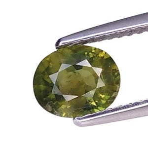 NATURAL SAPPHIRE_ 1.33Cts & 7.2x5.9x4.0 mm _ Sapphire Gemstone / Natural Green Sapphire oval Shape Loose Gemstone's / Ring / Jewelry