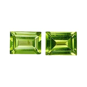 Green Peridot Gemstones: 2.69 ct Octagon Cut, Pakistan Origin