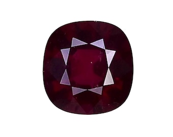 Natural Purple Pink Rhodolite Garnet Gemstone: 3.43 Cts Cushion Cut Africa - For Ring