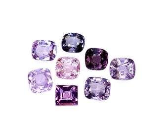 NATÜRLICHE SPINELL EDELSTEINE _ 4.73Ct & 5.0x4.5x2.8 mm _ Lila Blau Natürliche Spinell Lots Mix Form Lose Edelsteine / Spinel Schmuck _ Ref Video