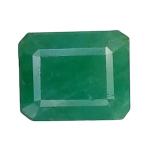 NATURAL EMERALD _ 4.62Cts & 10.2x8.3x7.2 mm _ Green Natural Emerald Octagon Shape Loose Gemstones / Emerald Ring / Emerald Jewelry / Pendent