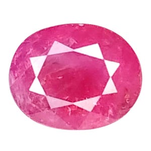 Natural Pink Red Ruby Gemstone :  1.16 Cts Oval | Mozambique | For Ring