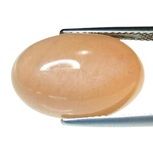 NATURAL MOONSTONE _ 10.68Cts & 18.0 x 11.7 x 7.0 mm _ Orange Natural Moonstone Oval Cabochon Loose Gemstone / Moonstone ring / Jewelry