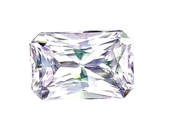 NATURAL UNHEATED ZIRCON_ 2.43Ct & 8.8x5.9x4.1 mm_ Unheated Natural White Zircon Octagon Shape Loose Gemstone / Zircon Ring / Zircon Jewelry