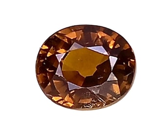 Natural Brown Mali Garnet Gemstone : 2.44 Cts  Oval Shape, Mali - For Jewelry Making