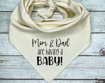 Mom and Dad are Having a Baby Dog Bandana
