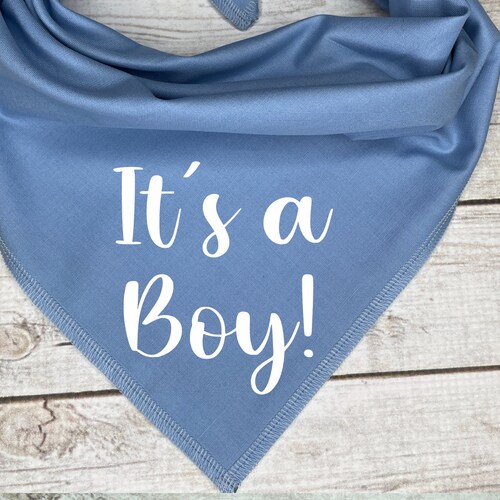 Reversible Gender Reveal Dog Bandana® Etsy