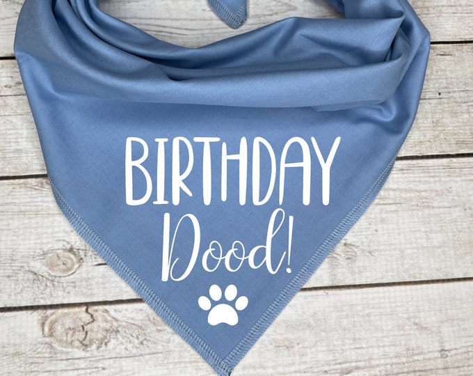 Birthday Dood Dog Bandana