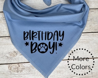 Birthday Boy Dog Bandana