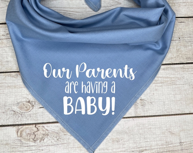 Our Parents are having a Baby Dog Bandana