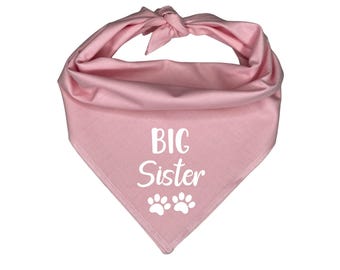 Big Sister Dog Bandana, Pregnancy Announcement