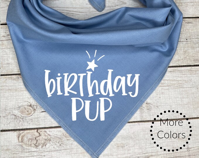 Birthday Pup Dog Bandana