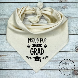 Graduation Announcement Dog Bandana, Proud Pup of a Grad Graduation Gift, Class of 2024 College or High School Finally Graduated