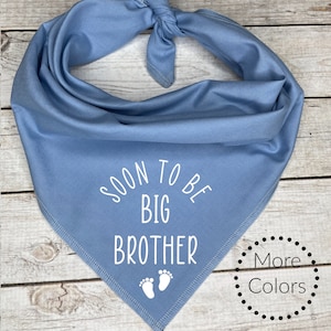 Soon to be Big Brother Dog Bandana, Pregnancy Announcement