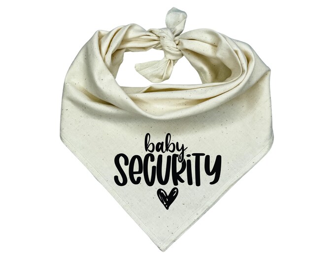 Pregnancy Announcement Dog Bandana, New Baby Photo Prop