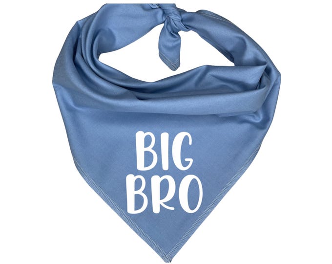 Big Bro Dog Bandana, Pregnancy Announcement Photo Prop