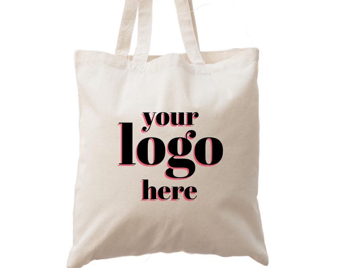 Custom Logo Tote Bag | Business Promo Totes | Personalized Branding Bags | Reusable Event Swag | Custom Company Merch