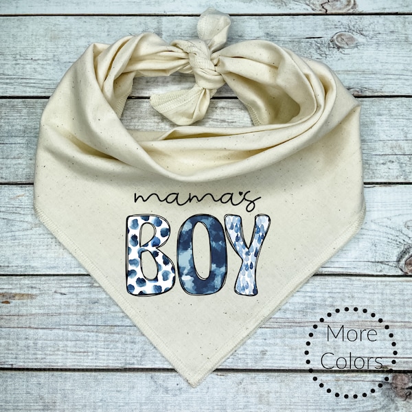 Boy Dog Bandana Etsy