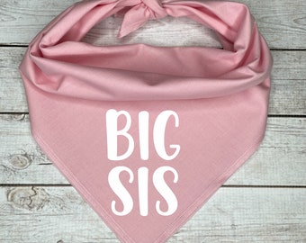 Big Sis Dog Bandana ** Pregnancy Announcement