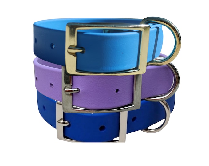 Waterproof Biothane Dog Collar | Durable, Odor-Resistant, Nickel Hardware