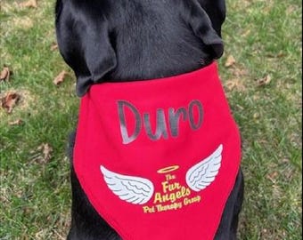 The Fur Angels Dog Bandana