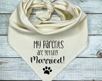 My Parents are getting Married! Dog Bandana