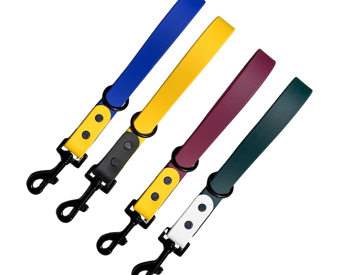 Waterproof Traffic Dog Leash | Two-Tone BioThane® Leash | Custom Color Combinations