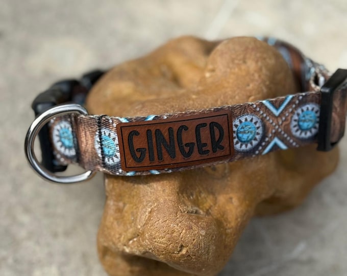 Personalized Dog Collar with Engraved Name with Matching Leash, Personalized Dog Collar